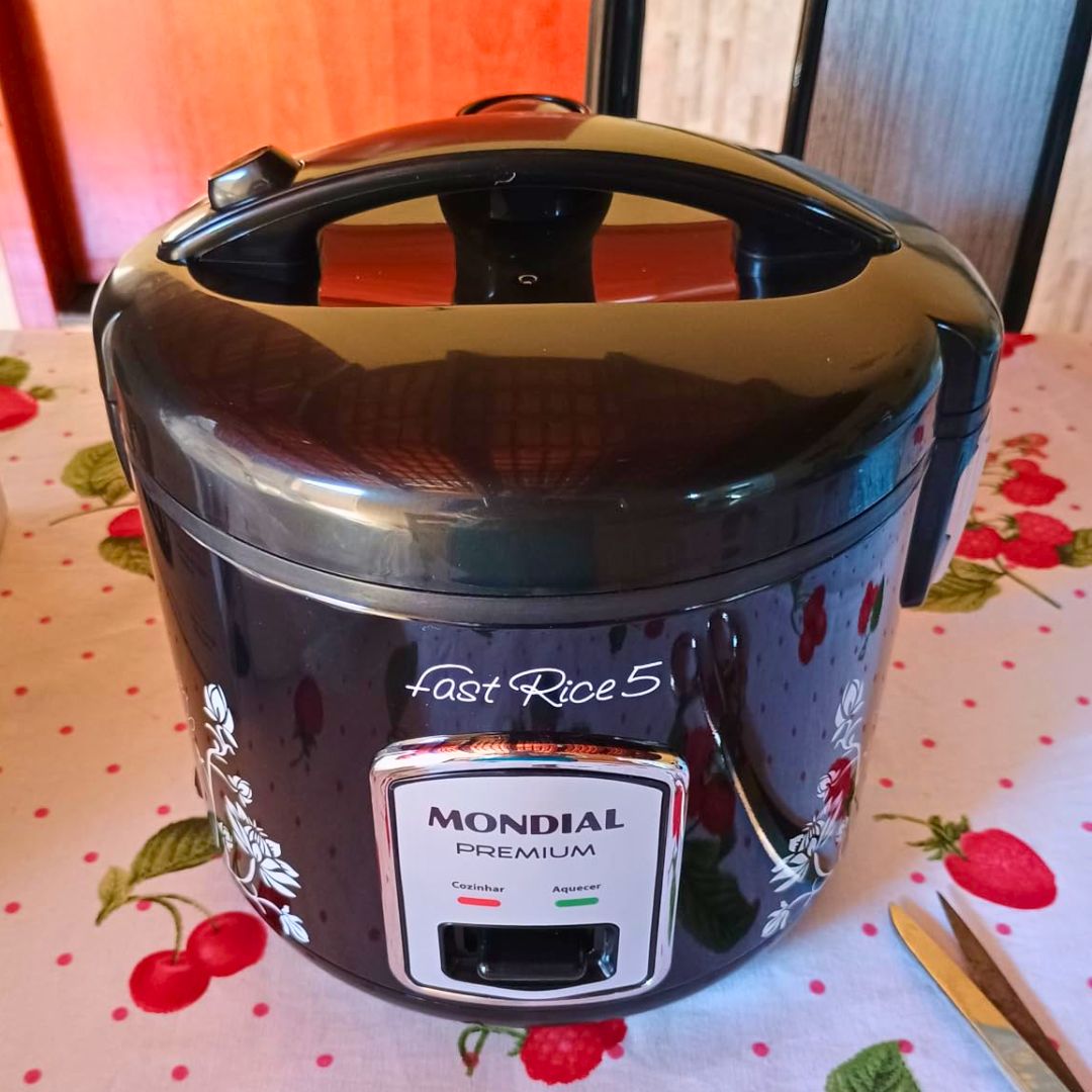 Panela De Arroz Fast Rice 5 Premium, Mondial, Preto, 400W – NPE-08-5X na Amazon