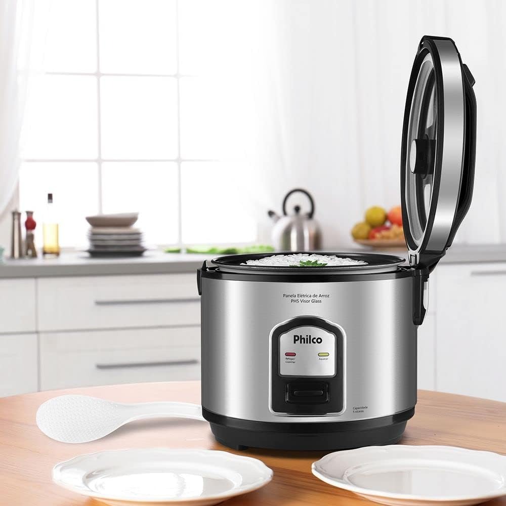PANELA DE ARROZ PH5P VISOR GLASS INOX 127V na Amazon