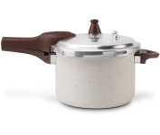 Panela de Pressão 4,2L Antiaderente Ceramic Life com Fundo de Indução Pressure – Brinox na Amazon