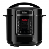 Panela De Pressão, Digital Inox Ppp01p, 6L, Preto, 110v, Philco na Amazon
