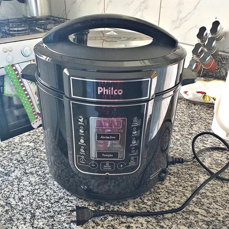 Panela de pressão, Digital inox Ppp01p, 6L, Preto, 220v, Philco na Amazon