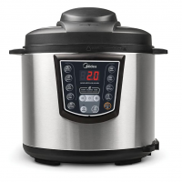 Panela De Pressão Elétrica 6L Digital, Inox/Preto, 110v, Midea na Amazon