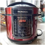 Panela de Pressão Elétrica Digital Mondial – 5L 900W Master Cooker Red PE-39 na Magazine Luiza
