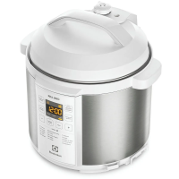 Panela De Pressão Elétrica Electrolux Por Rita Lobo 6L Branca Experience Digital (PCC21) 110V na Electrolux