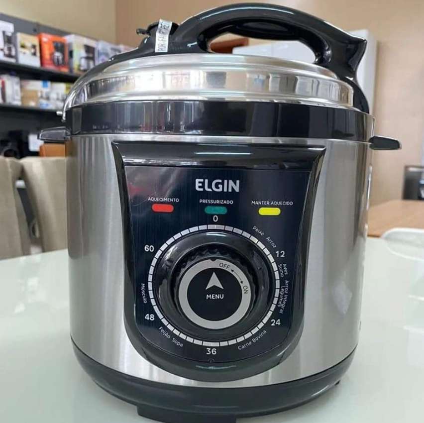 Panela de Pressão Elétrica Elgin 4 Litros Segura e Prática 840W 127V na Amazon