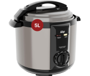 Panela de Pressão Elétrica em Inox WPPE2 5 Litros, Revestimento Antiaderente, 9 Dispositivos de Segurança, 900W – WAP na Amazon