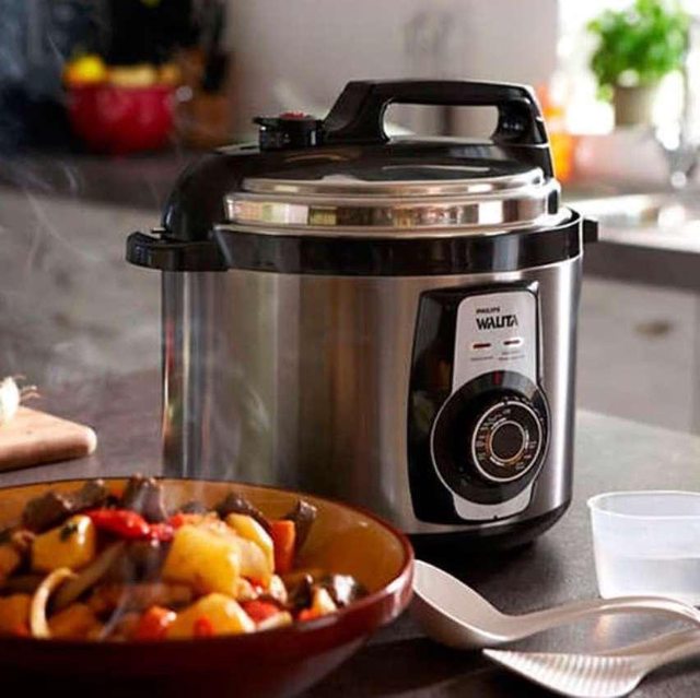Panela de Pressão Elétrica Walita Daily, Philips RI3103/76, Metal na Amazon