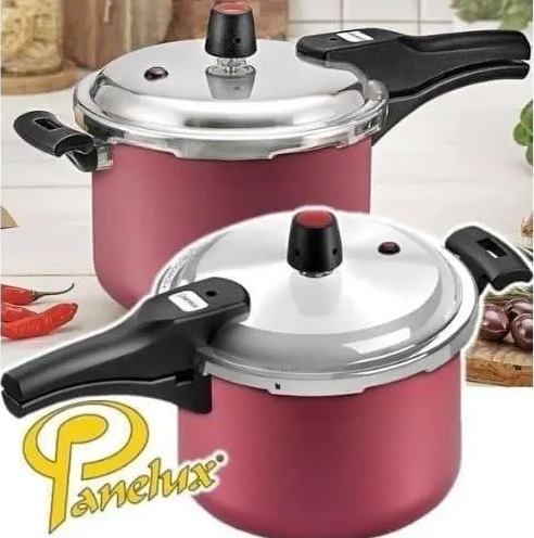 Panela de Pressão Fechamento Externo 4,5L Cereja Premium Panelux na Amazon
