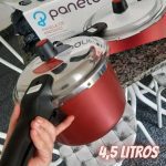 Panela de Pressão Fechamento Externo 4,5L Cereja Premium Panelux na Amazon