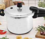 Panela De Pressão Fechamento Externo Polida 4,5 Litros – ARNIX na Magazine Luiza