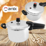 Panela De Pressão Fechamento Externo Polida 4,5 Litros – ARNIX na Magazine Luiza