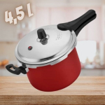 Panela De Pressão Fechamento Externo Vermelho Alumínio Nacional 4,5l na Magazine Luiza