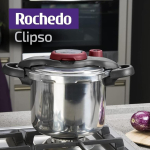 Panela de Pressão Rochedo Clipso 4,5l Polida Alumínio 5 Sistemas de Segurança na Amazon