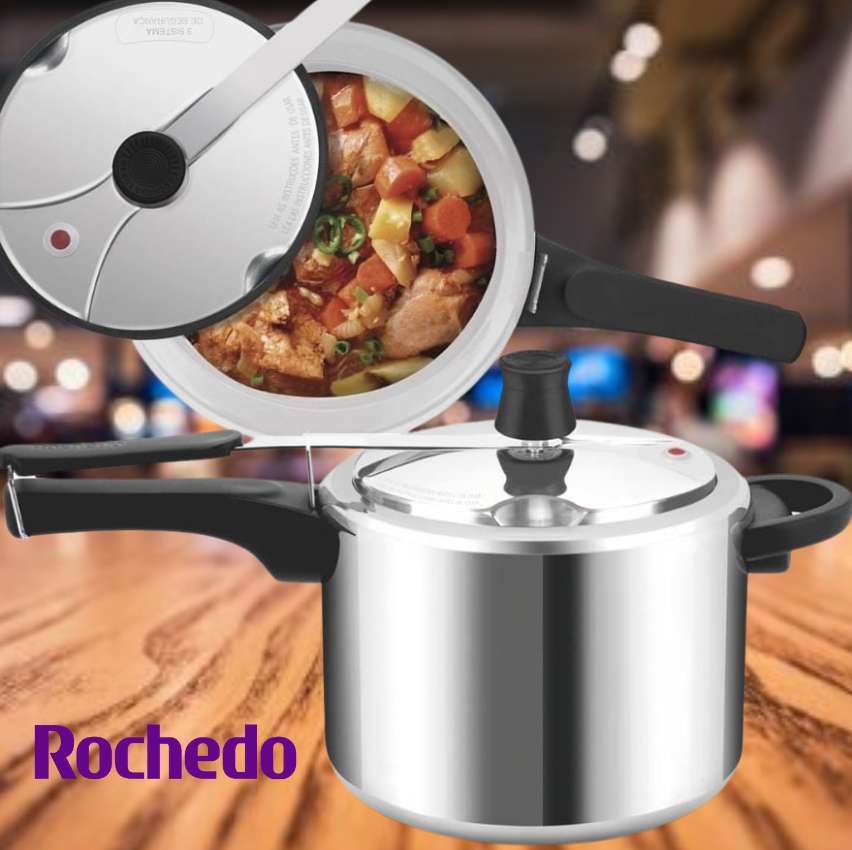 Panela de Pressão Rochedo Turbo Polida 4,5L Fechamento Int. na Casas Bahia