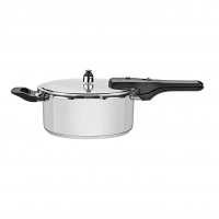 Panela De Pressão Tramontina Brava Em Aço Inox Com Fundo Triplo 22 Cm 6 Lv na Amazon