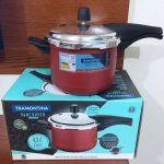 Panela De Pressão Tramontina Vancouver Vermelha 4,5L na Amazon
