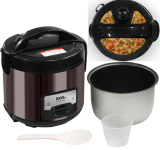 Panela Elétrica de Arroz Eos 10 Xícaras Titanium Preta com Tampa de Vidro Clear Glass Epa10pt 110v na Amazon