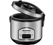 Panela Elétrica de Arroz, Mondial, Preto/Inox, 500W, 220V – PE-43-6X na Amazon