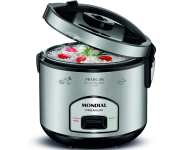 Panela Elétrica de Arroz, Mondial, Preto/Inox, 700W na Amazon