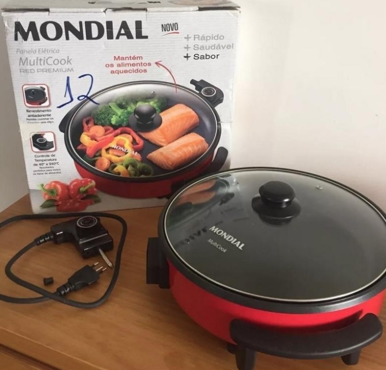 Panela Elétrica Mondial PE-28 1200W 3L – Controle de Temperatura na Magazine Luiza