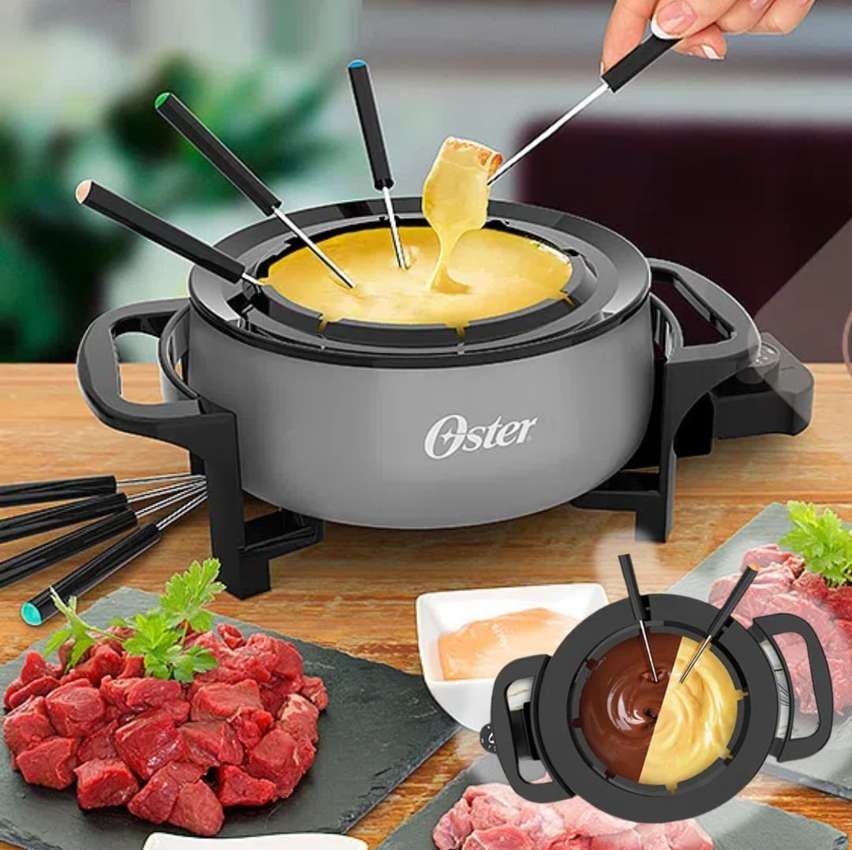 Panela Elétrica Oster, para Fondue, Cinza, 1000W, OFND100 na Amazon