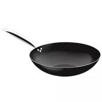 Panela Wok Antiaderente 34cm Com Cabo Inox - Multiflon na Americanas
