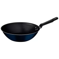 Panela Wok Antiaderente Tramontina De Alumínio - Ravena Azul 24cm na Magazine Luiza