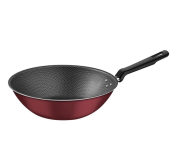 Panela Wok Tramontina Loreto em Alumínio Antiaderente Starflon Max Vermelho 28 cm 3,6 L na Amazon