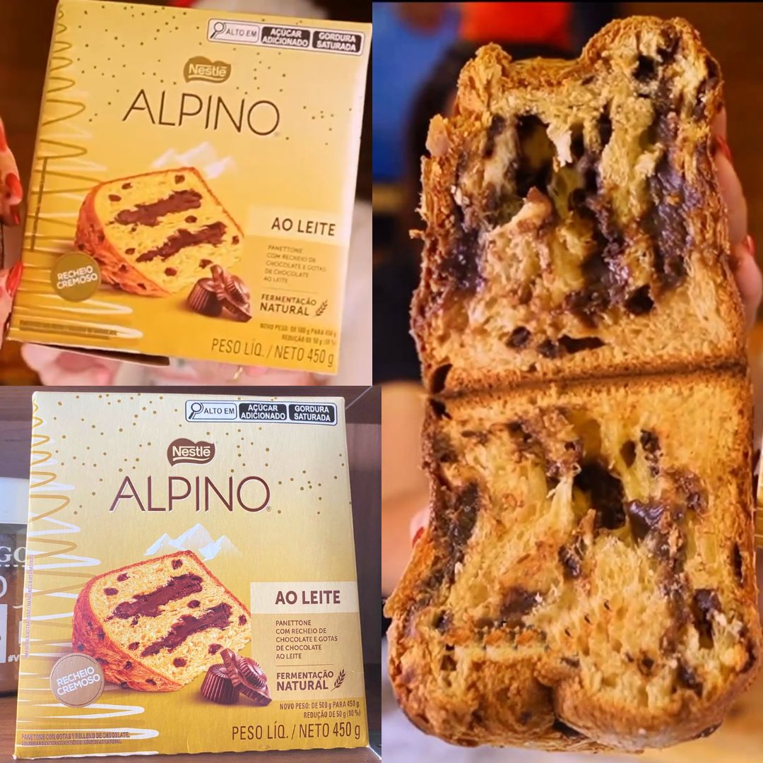 Panettone ALPINO Chocolate 450g na Amazon