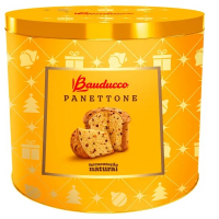 Panettone Bauducco Frutas Cristalizadas Lata 750g na Drogaria Araujo
