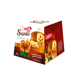 Panettone com Gotas de Chocolate DI Santo 400g na Ponto