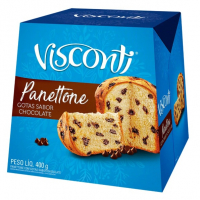Panettone Visconti Gotas Chocolate Com 400g na Drogaria Araujo