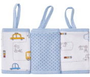 Paninho De Boca Papi Malhas Com Prendedor De Chupeta – Papi Textil – 3 Unidades na Amazon