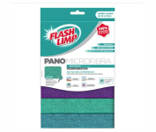 Pano Microfibra Multiuso com 3 Peças, FLP6742, Flash Limp na Amazon