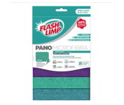 Pano Microfibra Multiuso com 3 Peças – Flash Limp na Amazon