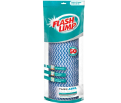 Pano Multiuso Rolo Com 50 Unidades Lavável E Secagem Rápida – Flash Limp na Amazon