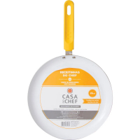 Panquequeira 26cm Cerâmica Amarela - Casa Do Chef na Casa e Vídeo