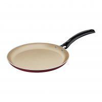 Panquequeira Tramontina Turim Em Alumínio Com Revestimento Interno E Externo Em Antiaderente Starflon Max Vermelha 18 Cm na Amazon