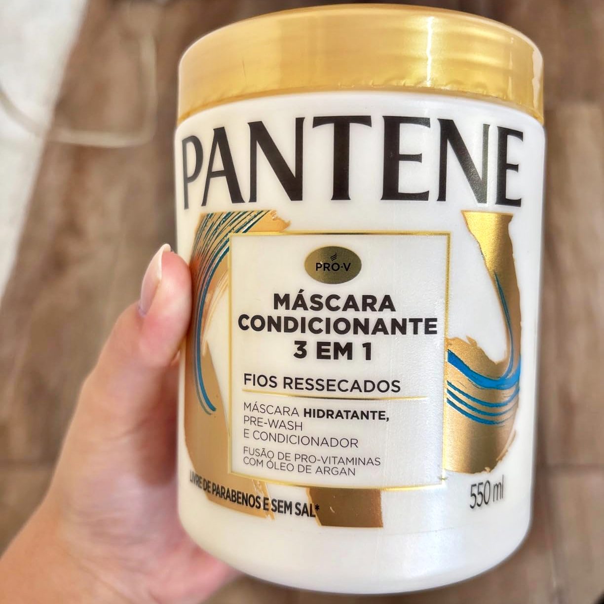Pantene Máscara Pro-Vitaminas 3 em 1 Condicionante 550ml na Amazon