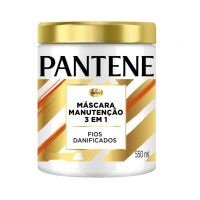 Pantene Máscara Pro-Vitaminas 3 Em 1 Manutenção 550ml na Amazon