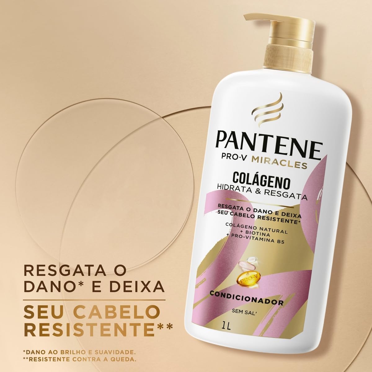 Pantene PRO-V Miracles Condicionador Colágeno 1L na Amazon
