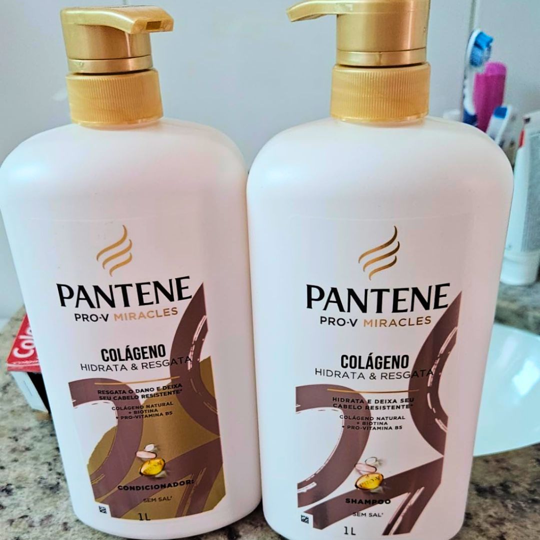 Pantene PRO-V Miracles Shampoo Colágeno 1L na Amazon