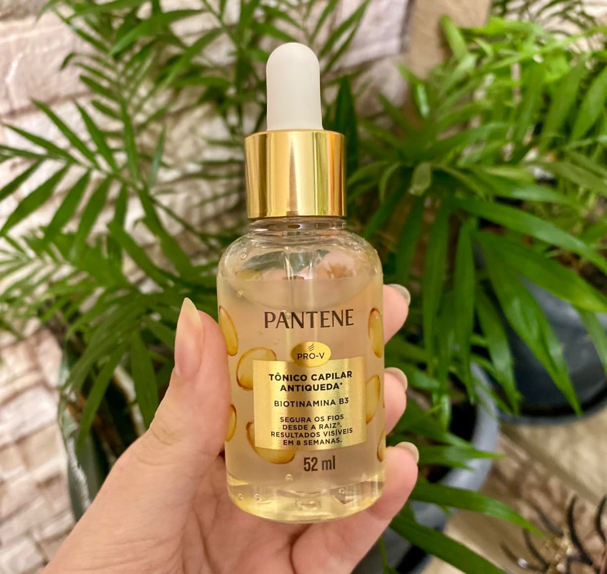 Pantene PRO-V Miracles Tônico Capilar Antiqueda Biotinamina B3 para cabelos com queda 52ml na Amazon