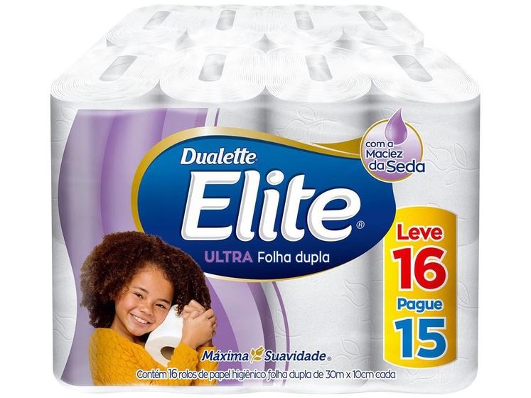 Papel Higiênico Folha Dupla Elite Ultra 30m – Leve 24 Pague 22 Rolos na Magazine Luiza