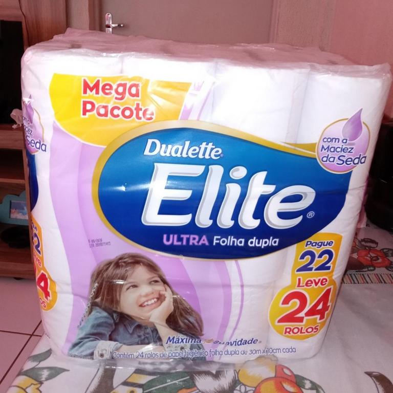Papel Higiênico Folha Dupla Elite Ultra 30m – Leve 24 Pague 22 Rolos na Magazine Luiza