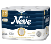 Papel Higiênico Neve Toque das Ondas Folha Tripla 12 rolos 20M na Amazon