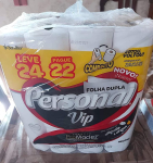 Papel Higiênico VIP, Folha Dupla, Personal, 16 unidades, Branco (Embalagem pode variar) na Amazon