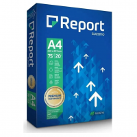 Papel Sulfite Report A4 Branco 75g 500 Folhas na Amazon