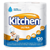 Papel Toalha Kitchen Ultra 120 Folhas na Casas Bahia
