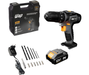 Parafusadeira e Furadeira com Impacto à Bateria 12V BPFI-12K4, Kit de 13 Acessórios e Maleta, Torque 18 Níveis, Bivolt na Amazon